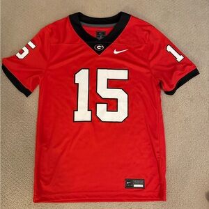 Nike Red and Black UGA Jersey